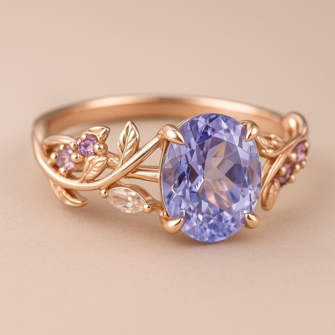 Lavender Rose Garden Ring