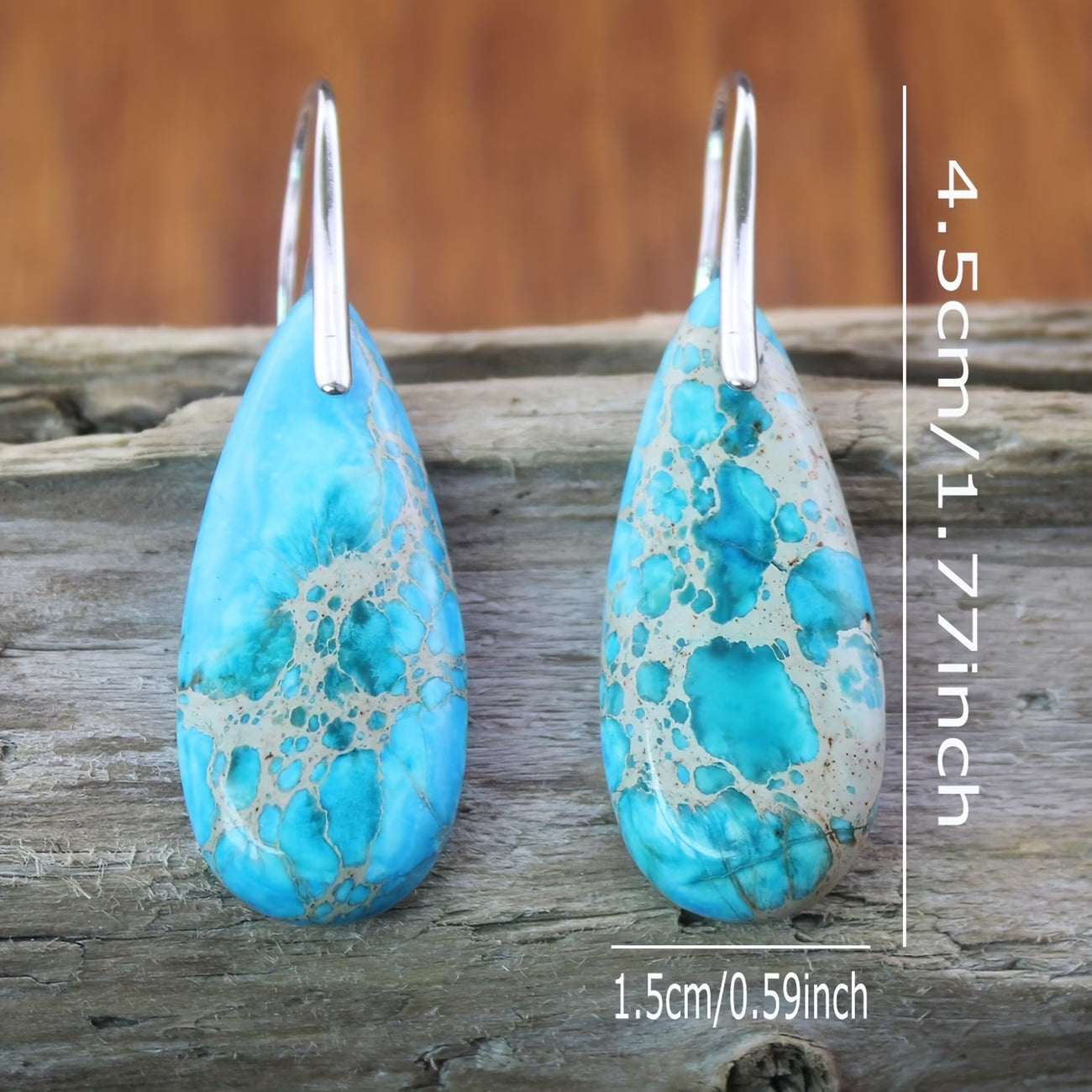 Turquoise Stone Earrings