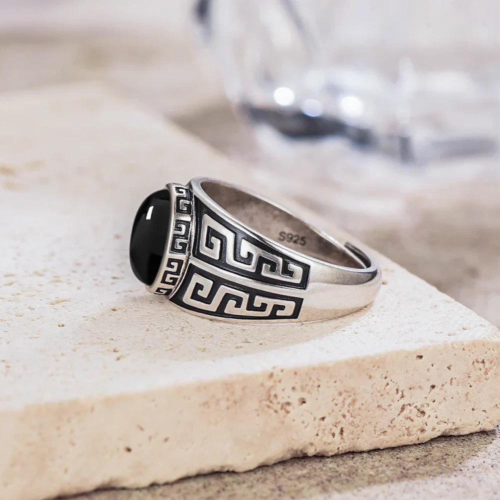 Sophisticated Tiger Eye Silver Ring