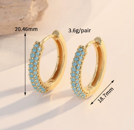 Premium Charming Turquoise Earrings