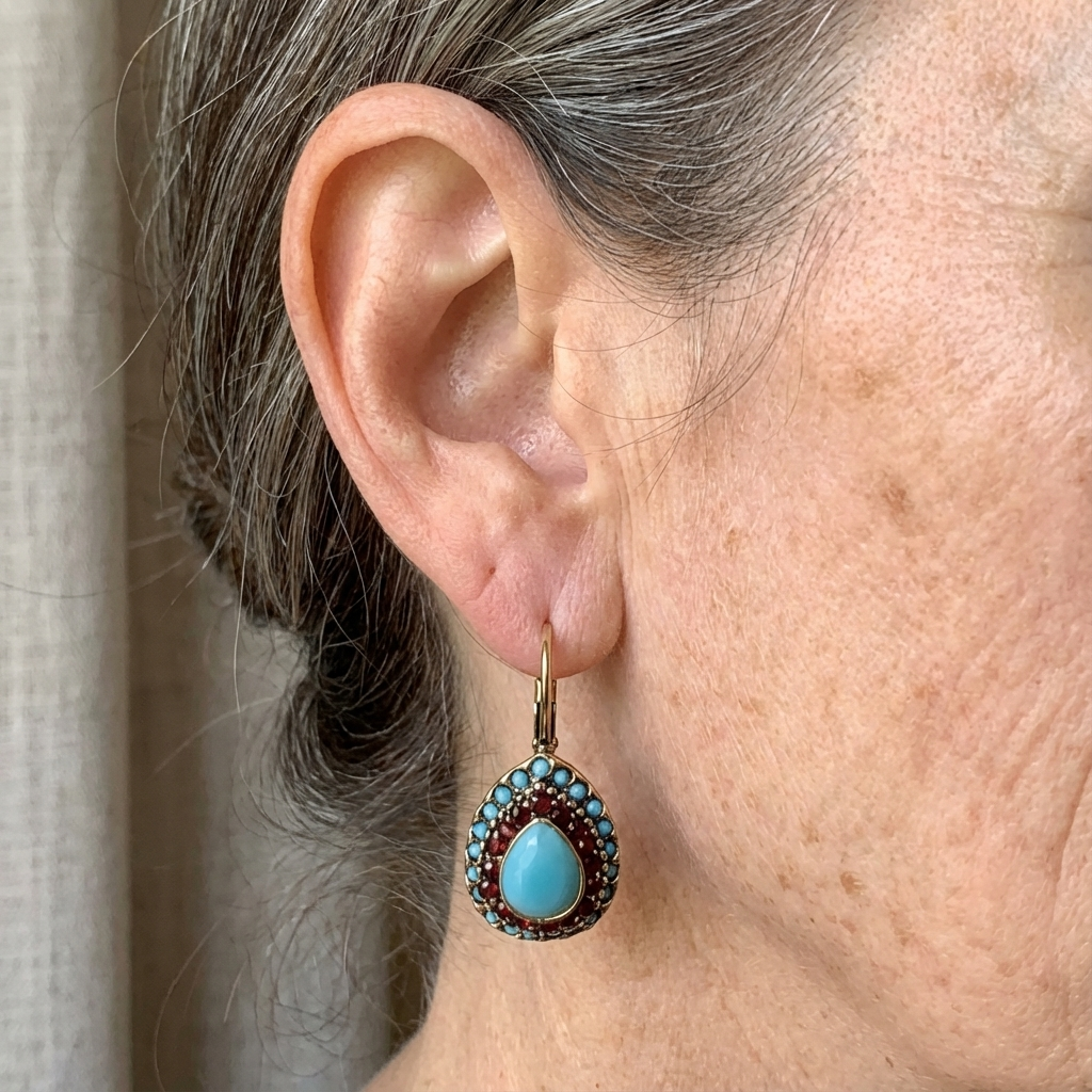 Elegant Vintage Crystal Earrings