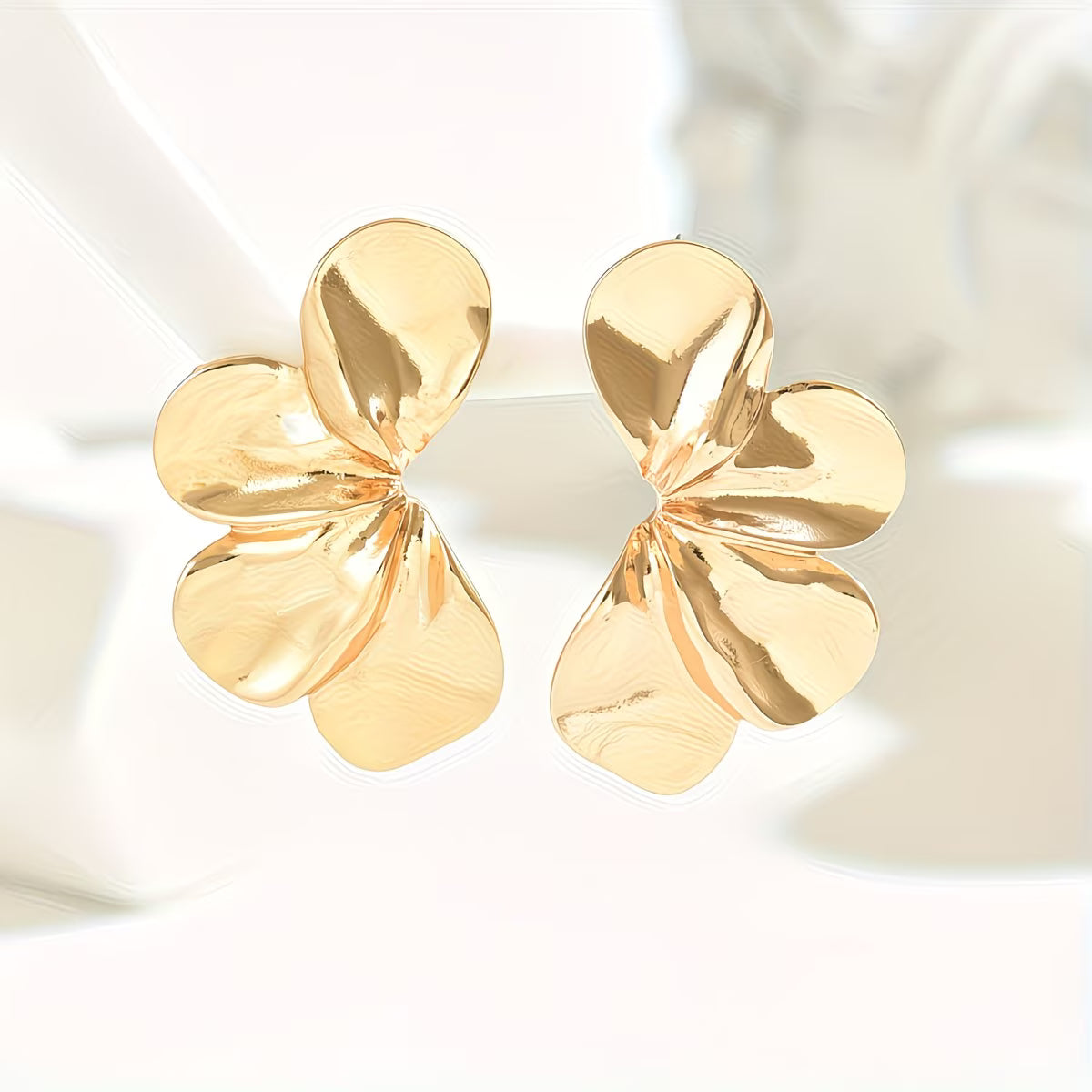 Effortlessly Luxurious Petal Earrings