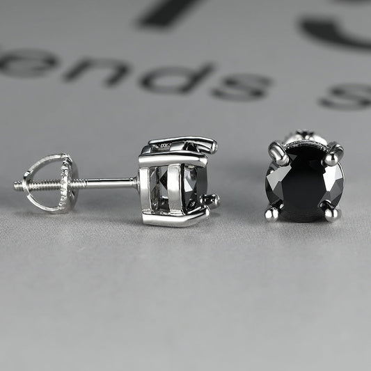 Timeless Synthetic Zircon Stud Earrings