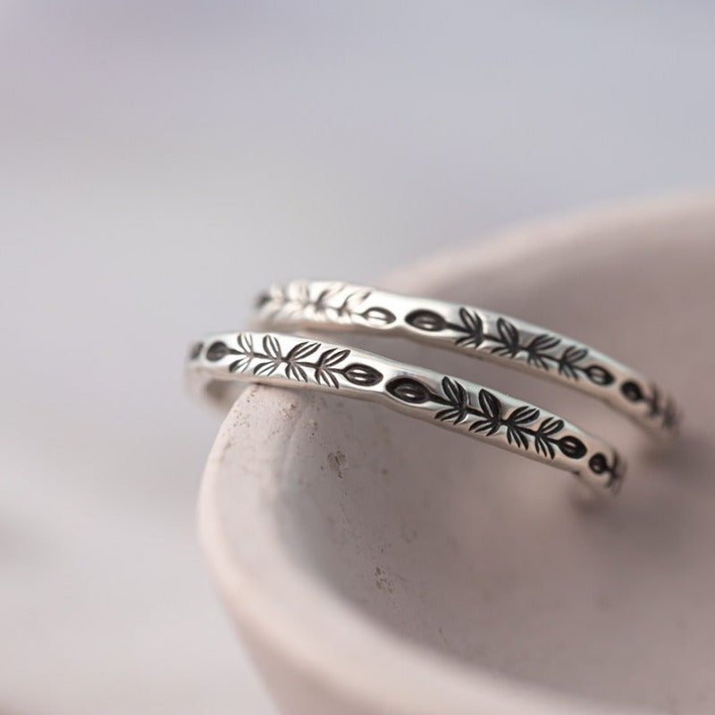 Sleek Silver Hoop Earrings