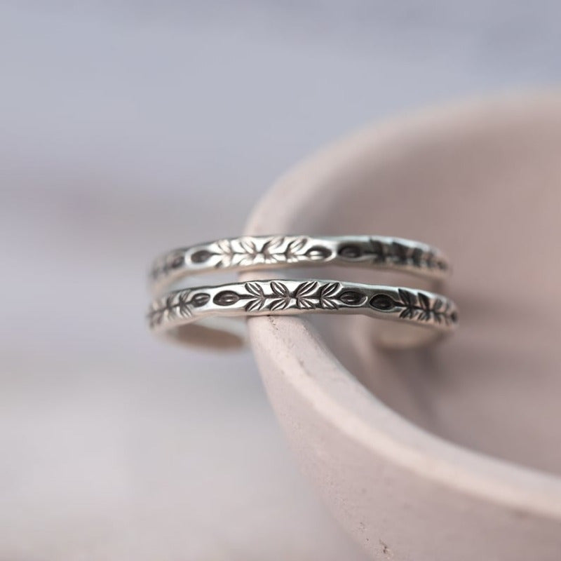 Sleek Silver Hoop Earrings