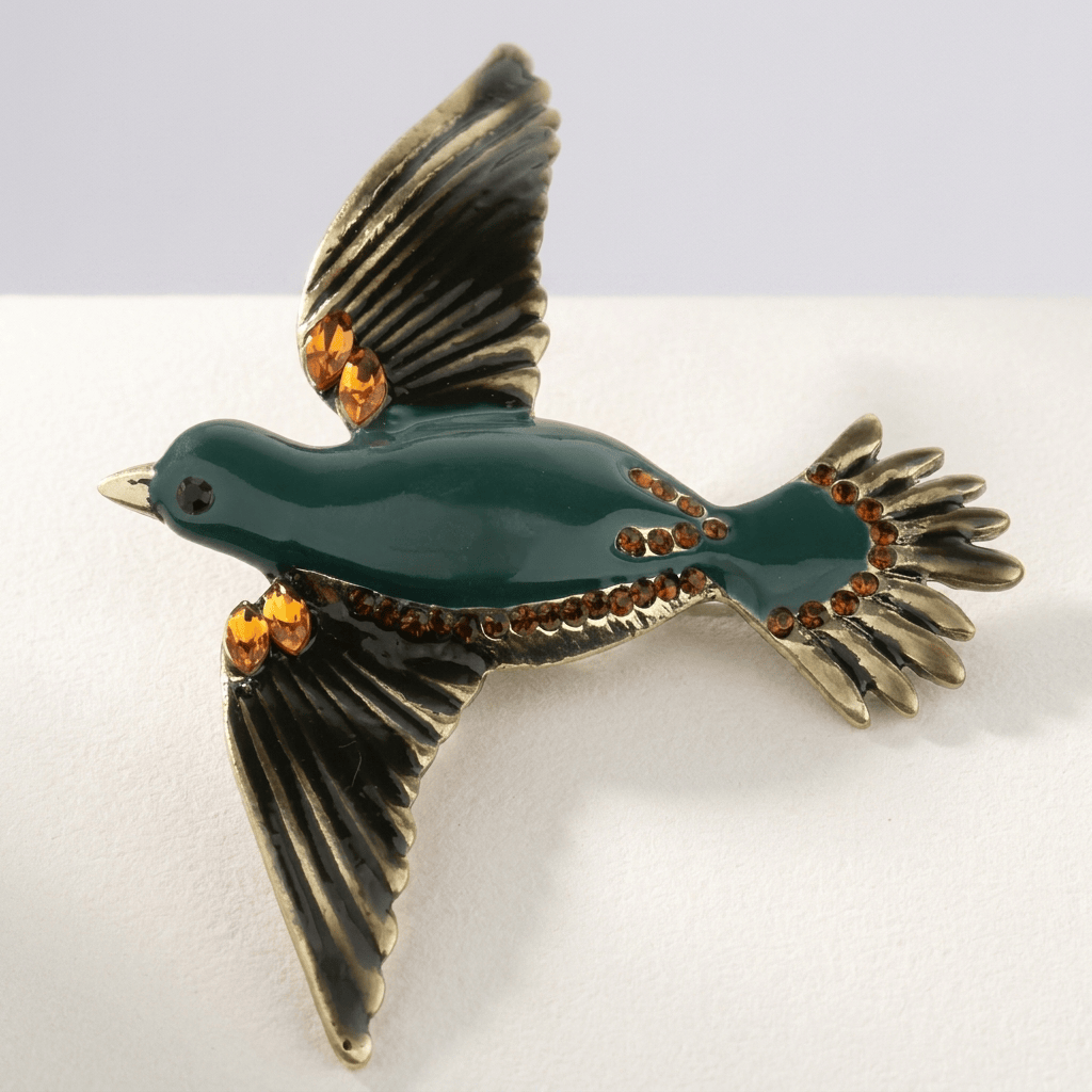 Elegant Vintage-Inspired Animal Brooch