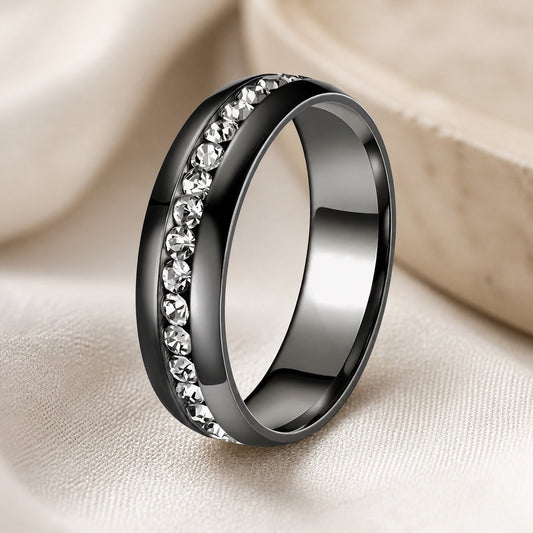 Elegant Mixed Color Cubic Zirconia Ring