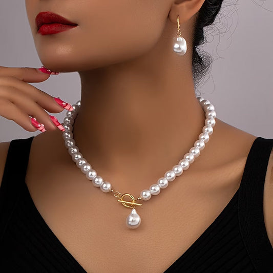 Vintage Pearl Jewelry Set