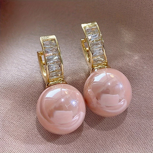 Rose Pearl Earrings