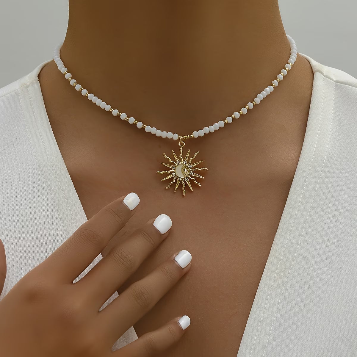 White SunShine Necklace