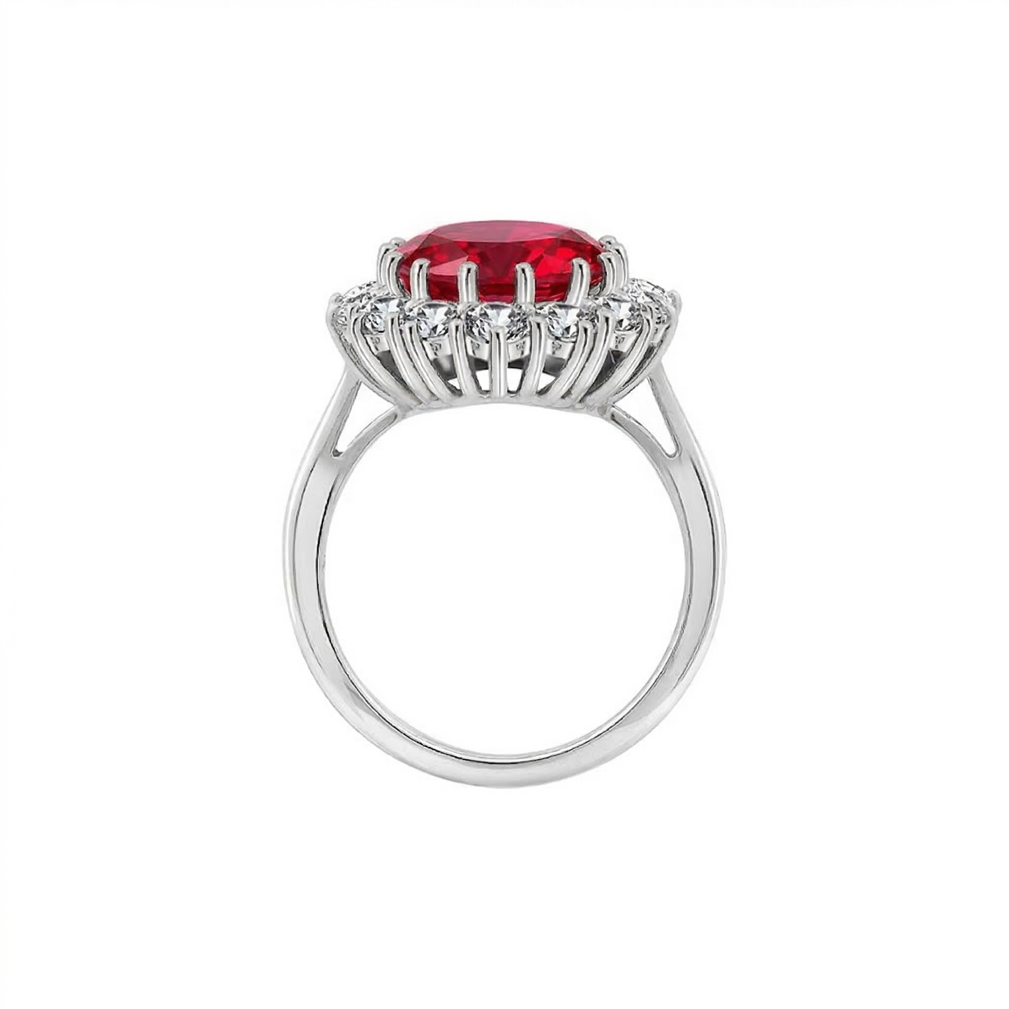 Sophisticated Scarlet Ruby Gold Ring