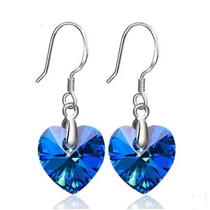 Refined love Sapphire Jewelry Set