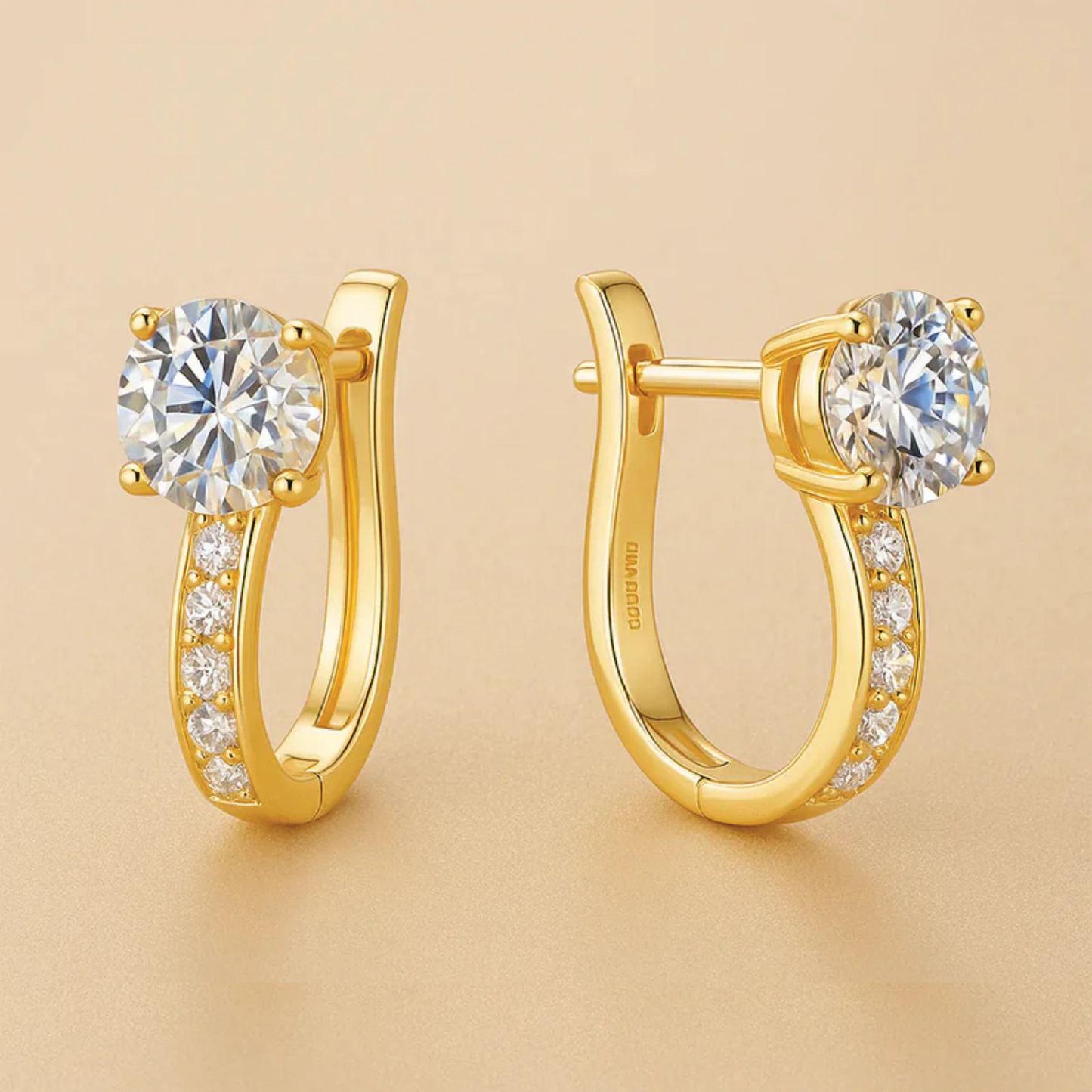 Pristine Channel Earrings