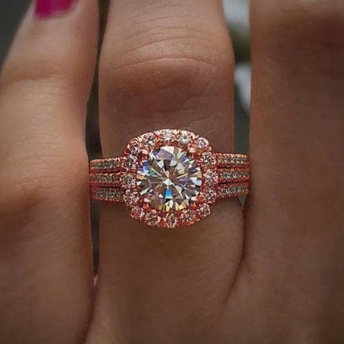 Sophisticated Rosé Sapphire Ring