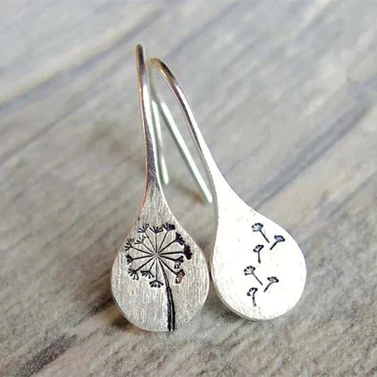 Timeless Silver Flower Earrings