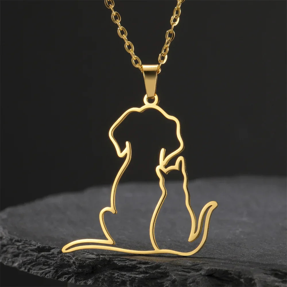 Stainless Steel Soulmates Necklace