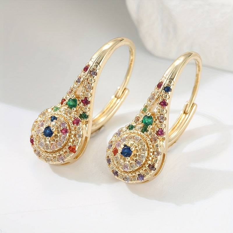 Premium Zirconia Bloom Earrings