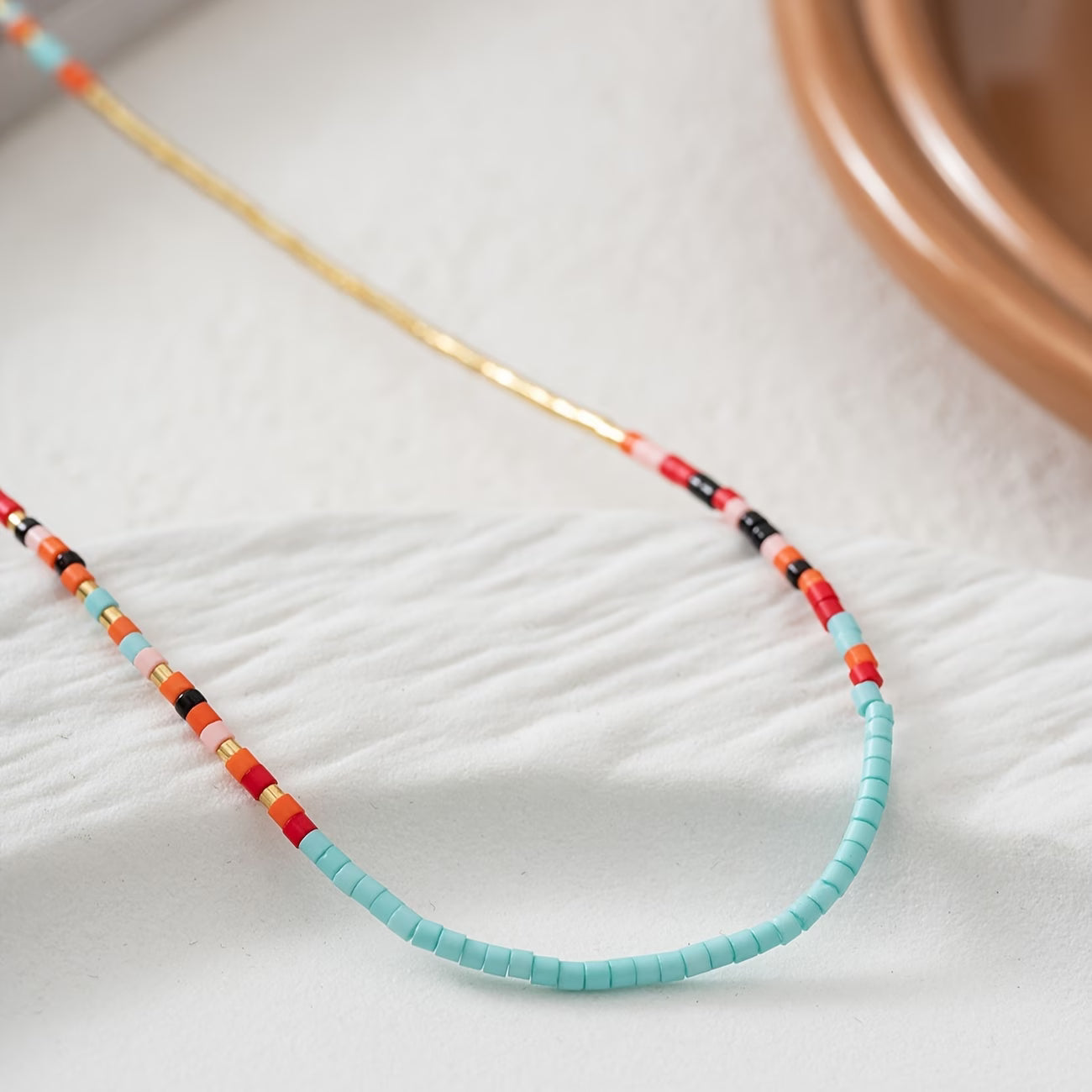 Minimal Everyday Beaded Necklace