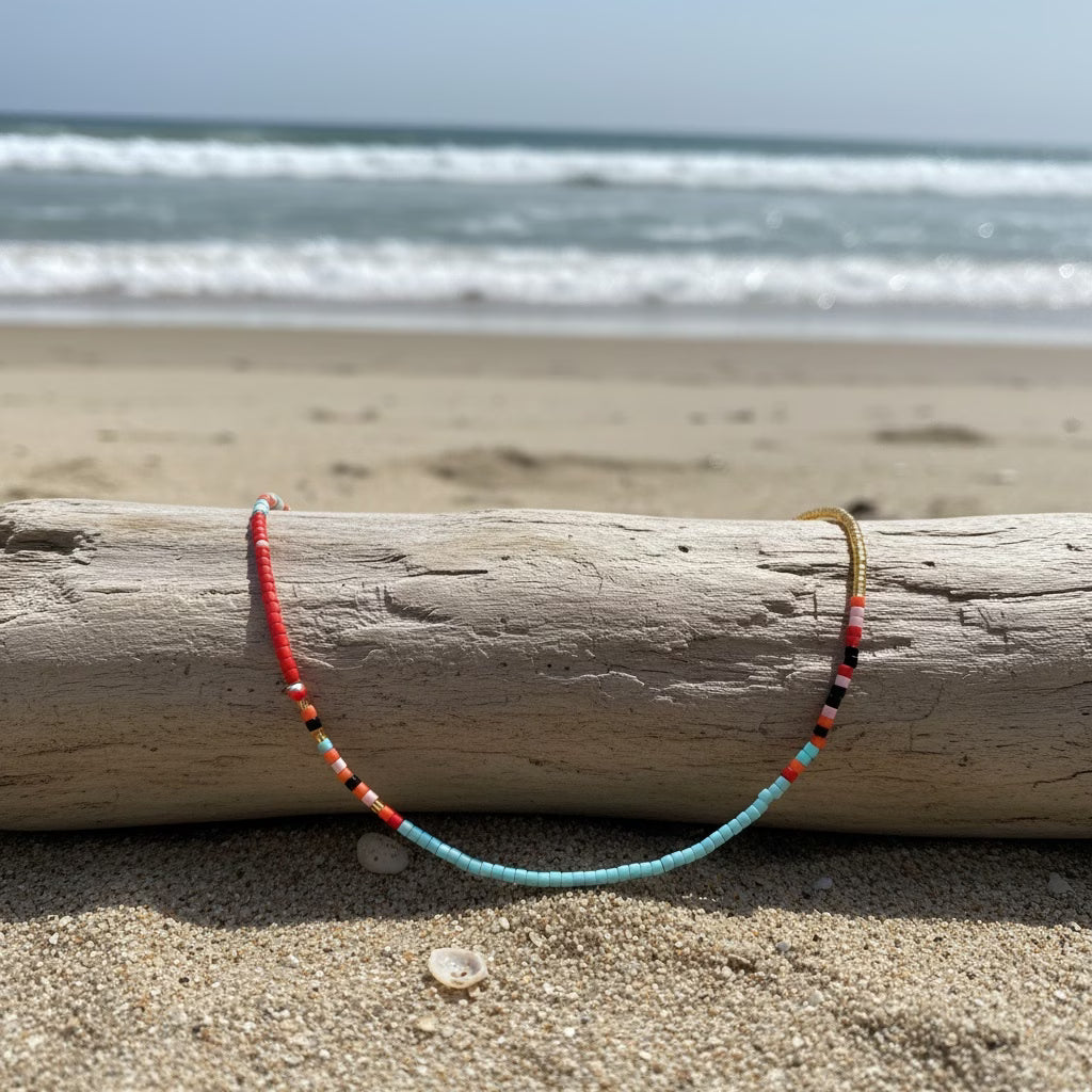 Minimal Everyday Beaded Necklace