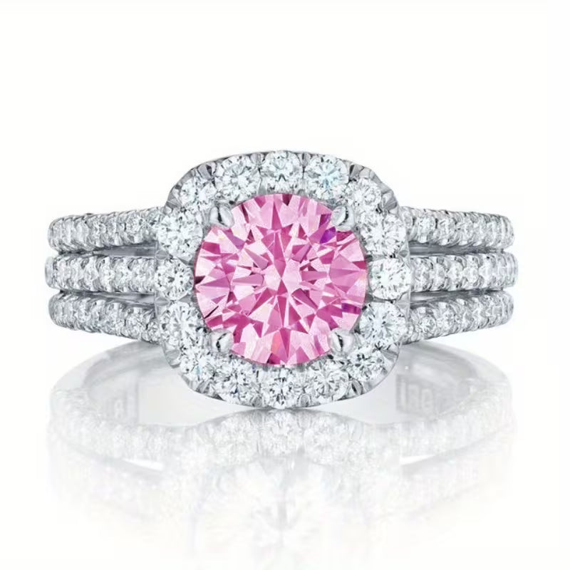 Sophisticated Rosé Sapphire Ring