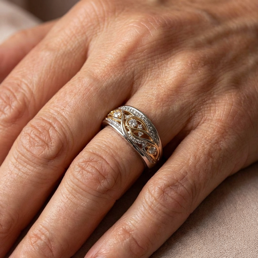 Timeless Gold Twisted Ring