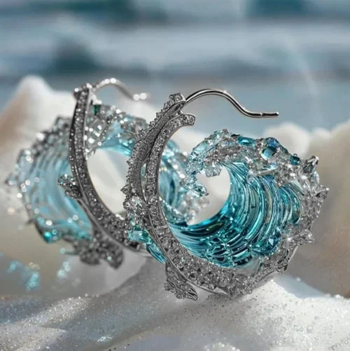 Sophisticated Wave Earrings