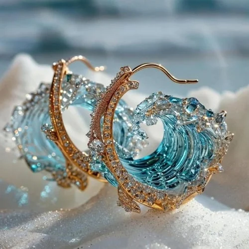 Sophisticated Wave Earrings