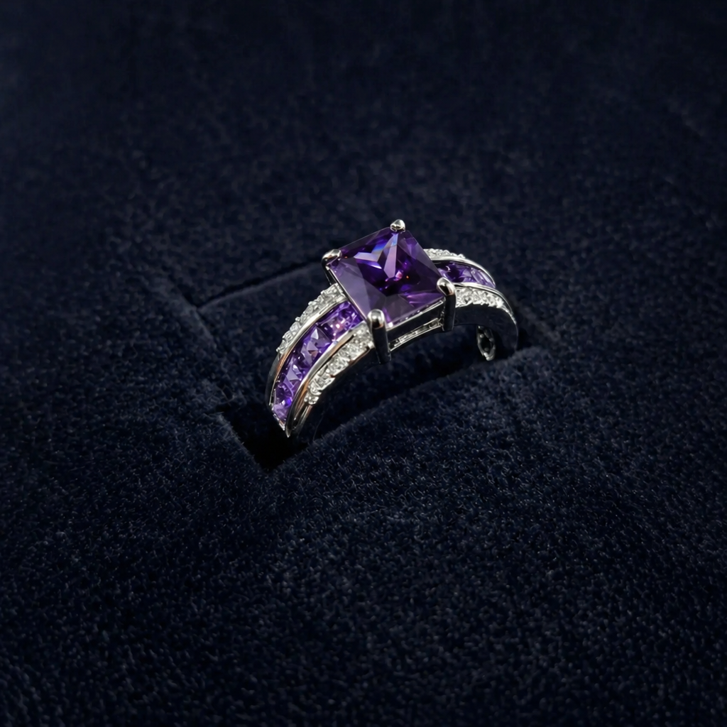 Elegant Lilacmont White Gold Ring