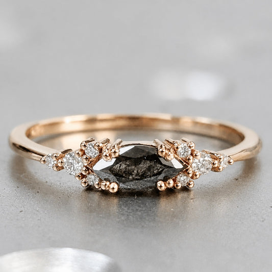 Elegant Rose Gold Statement Ring